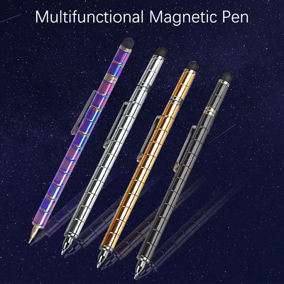Multifunctional Polar Magnetic Metal Fidget Spinner Toy Pen Magnet Fidget Pen