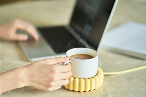 220V Keep Drink Warm Heater Heating Coaster Pad Cup Warmer Beverage Heat Mug Mat for Milk Tea Coffee Drink for home office