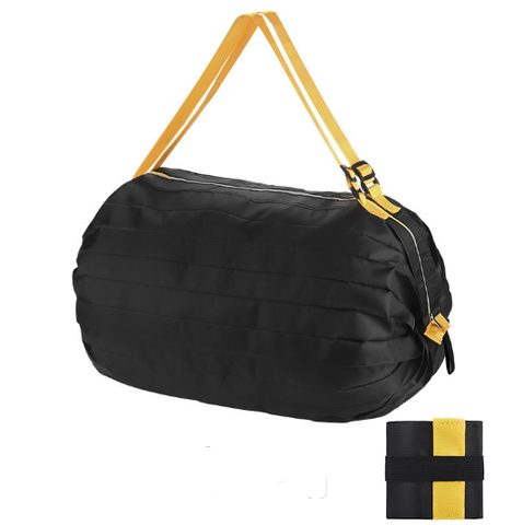 Large-capacity Foldable Shopping Bag Convenient Travel Bag Thick Nylon Handbag