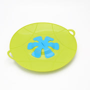1pc 32.5x29cm Flower Spill Proof Lid Silicone Pot Cover Pan Kitchen Cooking Tool Pan Lid Boil Over Spill Stopper Cover