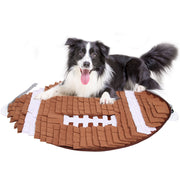 New cross-border multi-color rugby pet slow food smelling mat™
