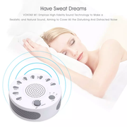 High Fidelity Mini Potable Relaxed Battery Cover Timer Sleeping Hatch Baby Rest Sound White Noise Machine