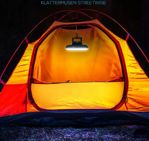 Rechargeable Tent Light Water-proof Hiking Lamp Summer Tent Light with Air Fan