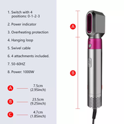 2022 Brush Hair Straightener Hair Curling Iron Fast Heating Electric Hair Dryer Set For Home Hotel Travel