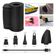 New Design Automatic High Flow Mini Lightweight Quick Fill Portable Electric Air Pump for Inflatables