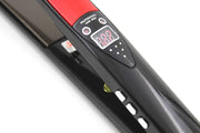 LCD Display Titanium plates Flat Iron Straightening Irons Styling Tools Professional Hair Straightener Free Shipping