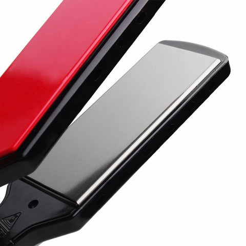 Wide Plates Keratin Straightening Curling Irons Tool MCH 470℉ High Temperature Titanium Professional Hair Straightener Flat Iron