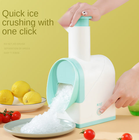 USB DIY Ice Crusher Manual Portable Ice slush Maker home Snow Cone Smoothie Ice Block Making Machine Ice Shaver